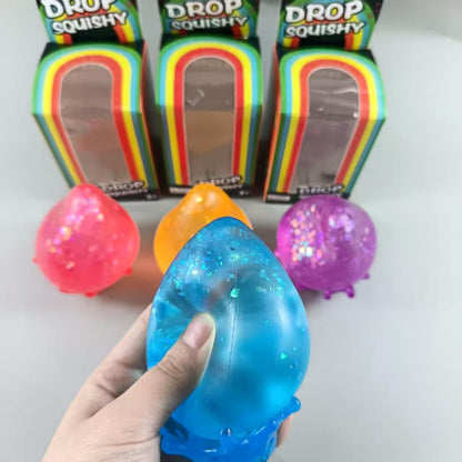 Squishy Waterdrop Design TPR Slow Rise Stress Toy