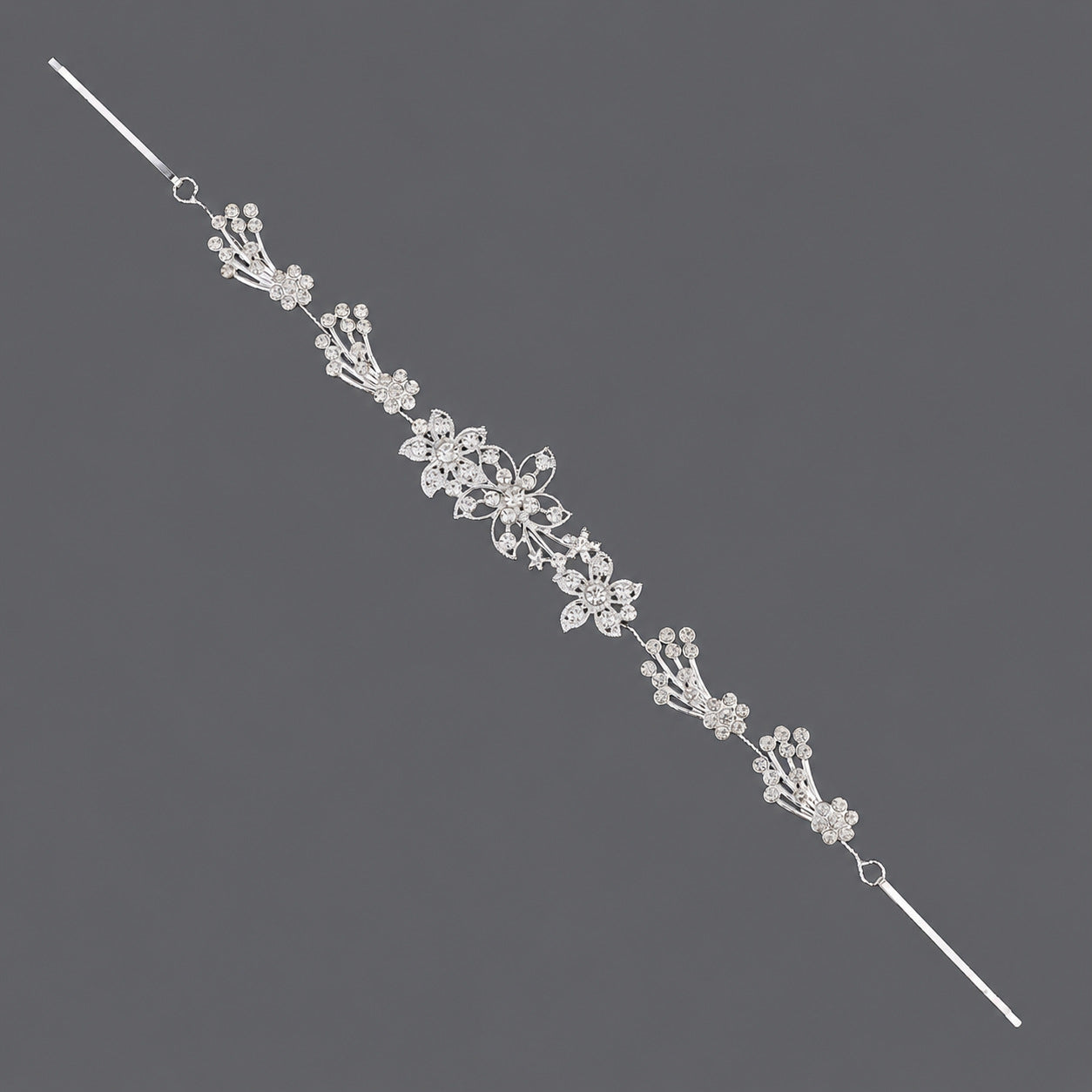 Elegant Floral Hairband with Rhinestones for Any Occasion