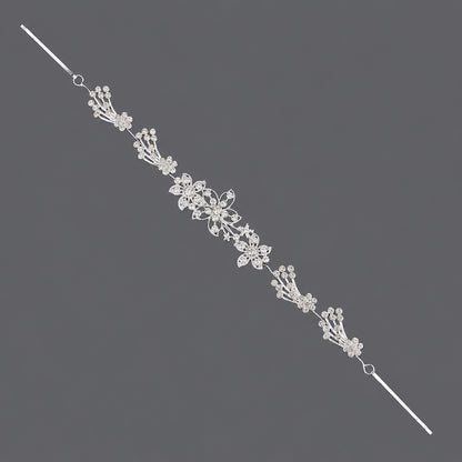 Elegant Floral Hairband with Rhinestones for Any Occasion