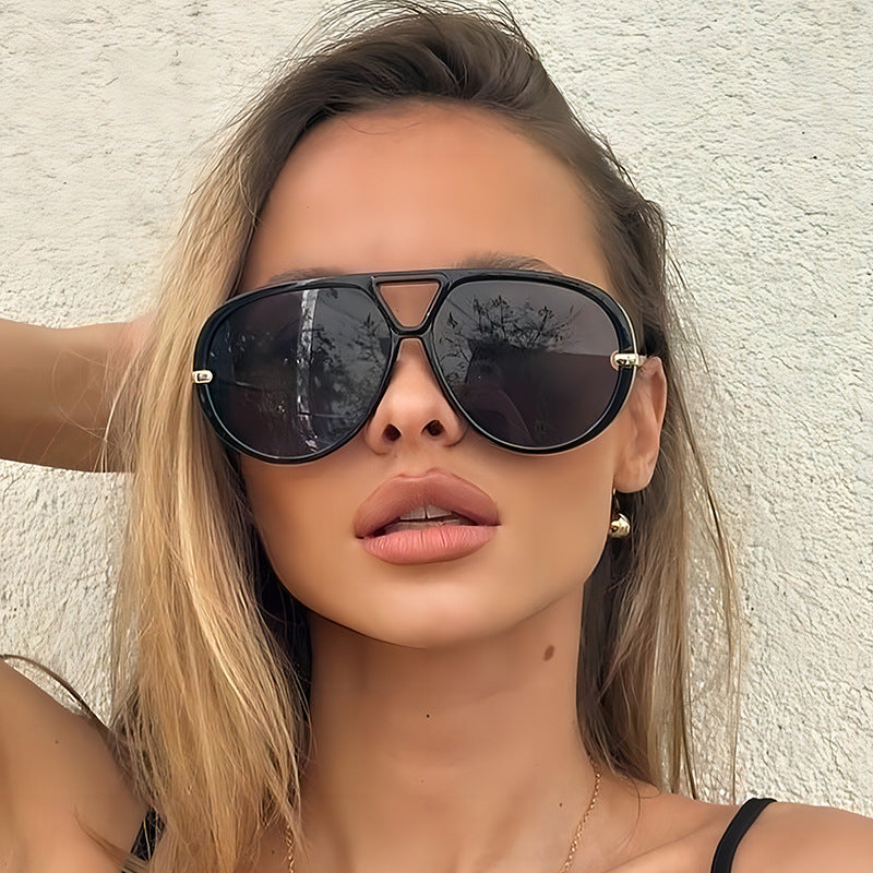 Trendy Oversized Sunglasses UV400 Protection for Women