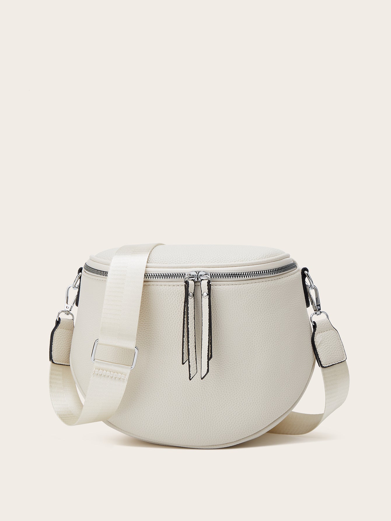 Vintage Style Saddle Bag With Wide Strap