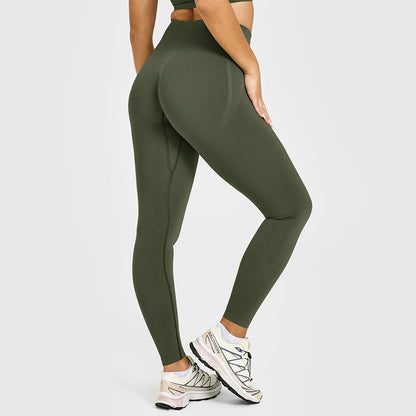 High-Waisted Seamless Yoga Shorts for Women