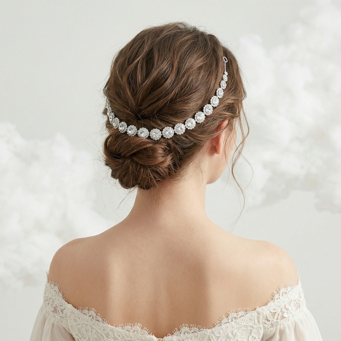 Elegant Floral Hairband with Rhinestones for Any Occasion