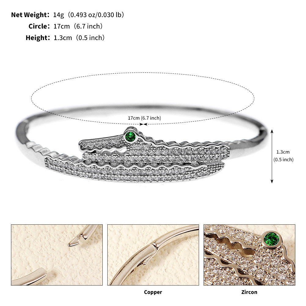 Crystal Studded Open Cuff Bracelet Elegant Jewelry for Weddings and Parties