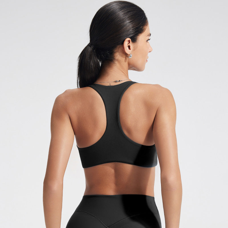 Seamless High-Impact Sports Bra for Running and Yoga