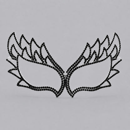 Luxury Rhinestone Half Face Masks for Parties and Events