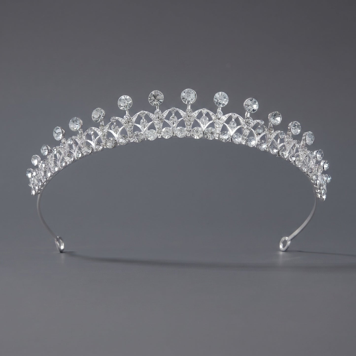 Luxury Rhinestone Princess Crown Headpiece for Birthdays and Weddings