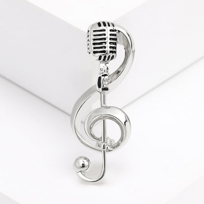 Musical Note Brooch Fashion Accessory Stylish Jewelry