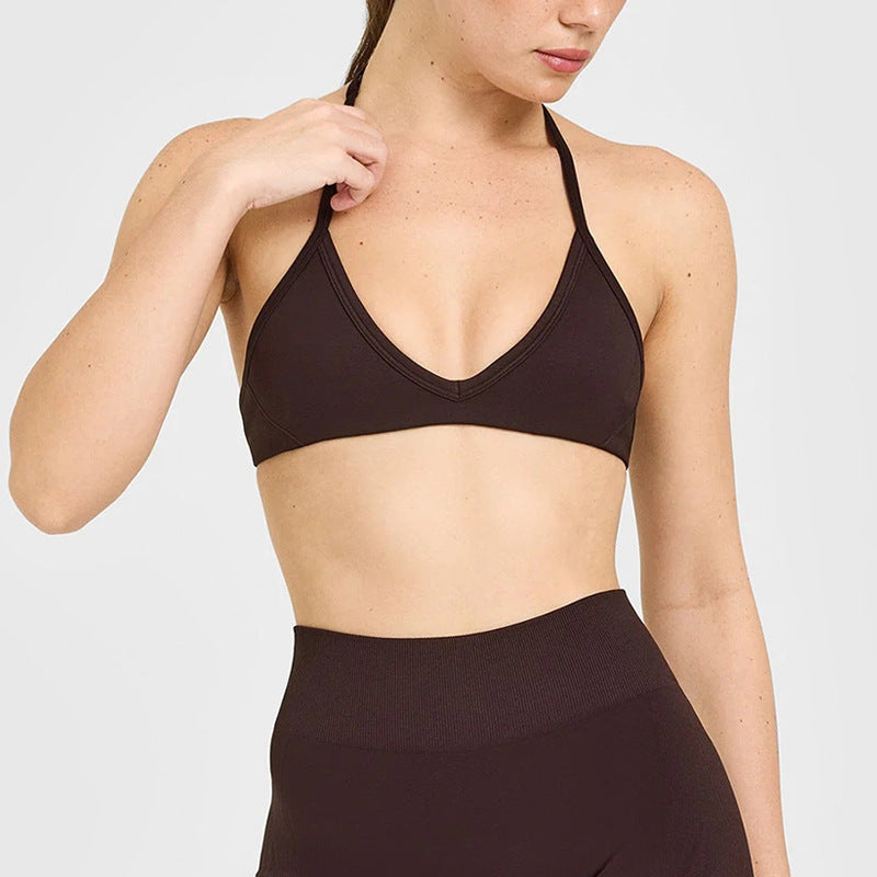 Women's Yoga Sports Bra and High Waist Leggings Set