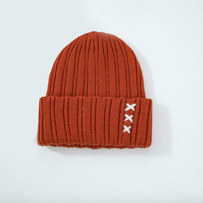 Trendy Solid Color Knitted Beanie for Men and Women