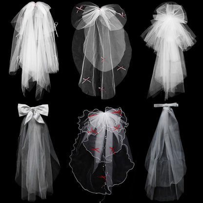 Bridal Veil Hair Accessories Crown Headpiece for Weddings and Photoshoots