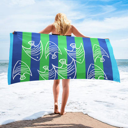 Customized Microfiber Beach Towel with Digital Print