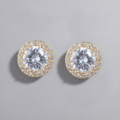 Vintage Floral Alloy Rhinestone Earrings Elegant Daily Drops