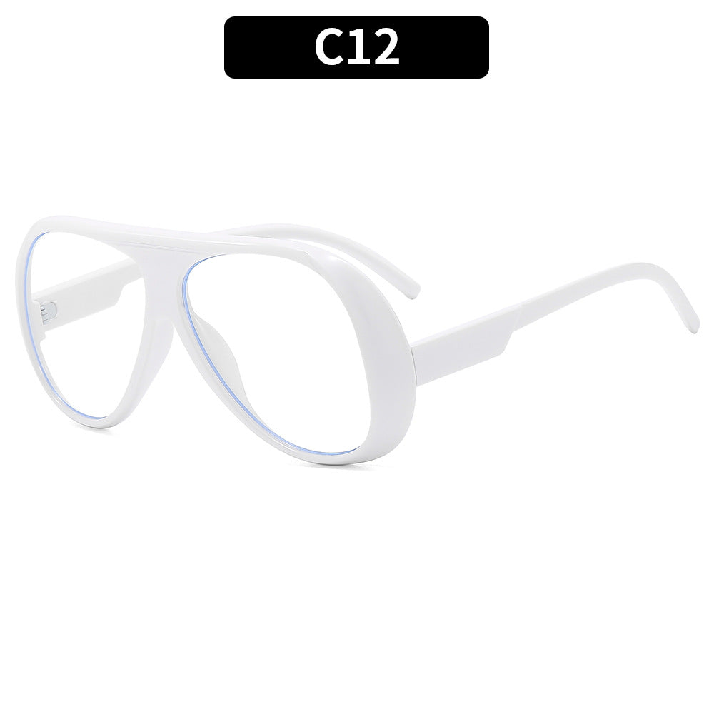 Trendy Large Frame Outdoor Cycling Sunglasses for Men and Women