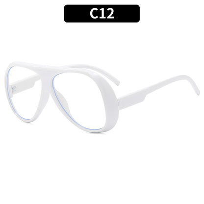 Trendy Large Frame Outdoor Cycling Sunglasses for Men and Women