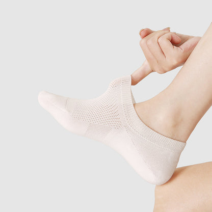 Socks Renaissance Style Mesh Cotton Antibacterial No Show
