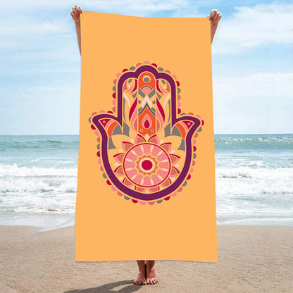 Customized Microfiber Beach Towel with Digital Print
