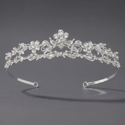 Luxury Rhinestone Princess Crown Headpiece for Birthdays and Weddings