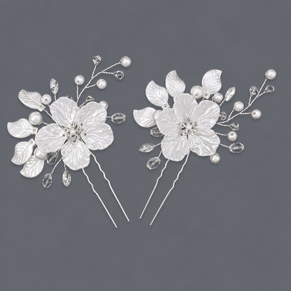 Elegant Acrylic Flower Hair Accessories Set for Women