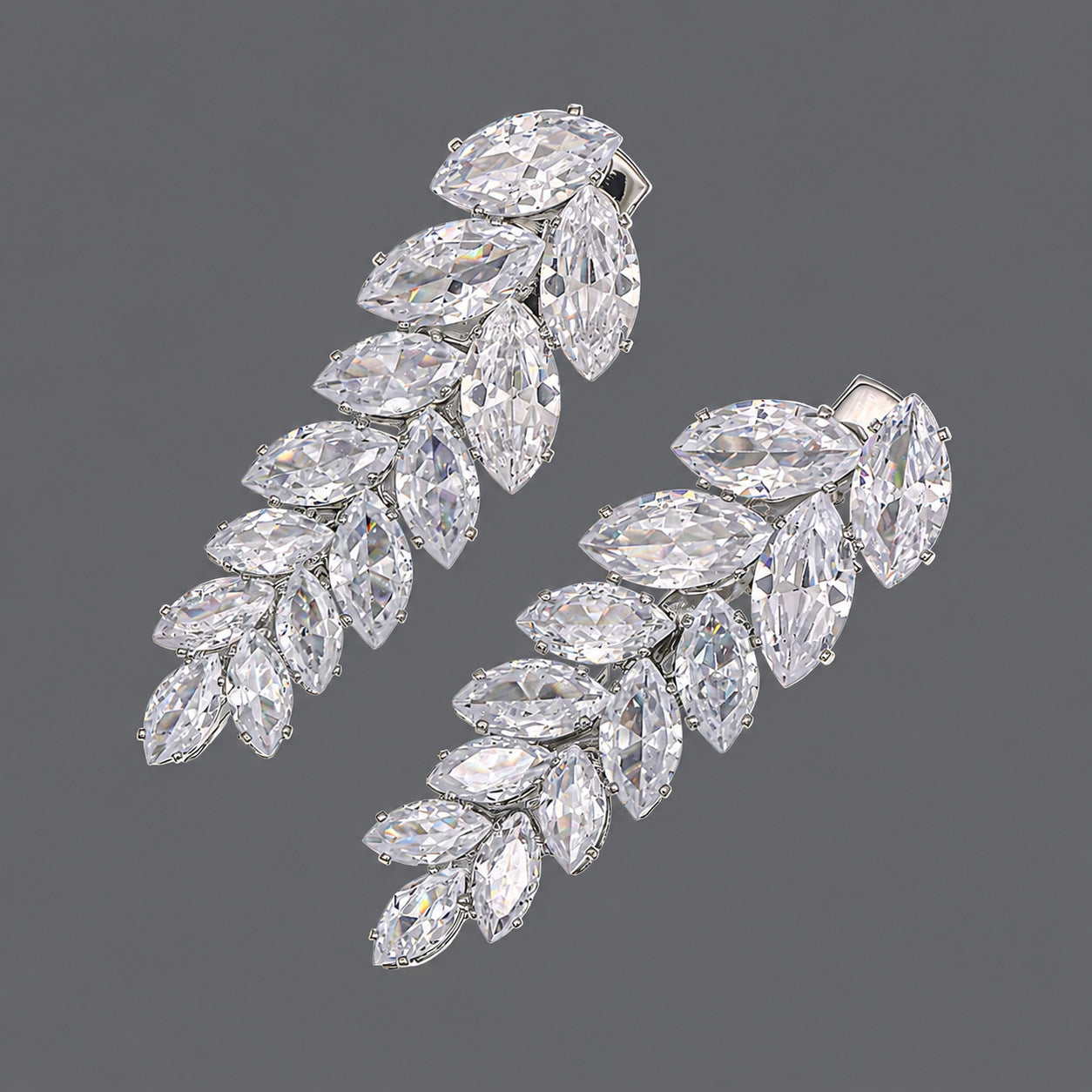 Elegant Zirconia Hair Clips for Everyday Style