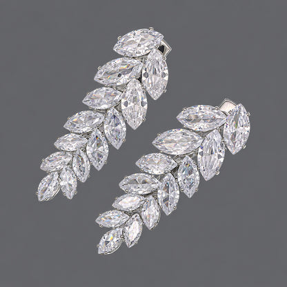 Elegant Zirconia Hair Clips for Everyday Style