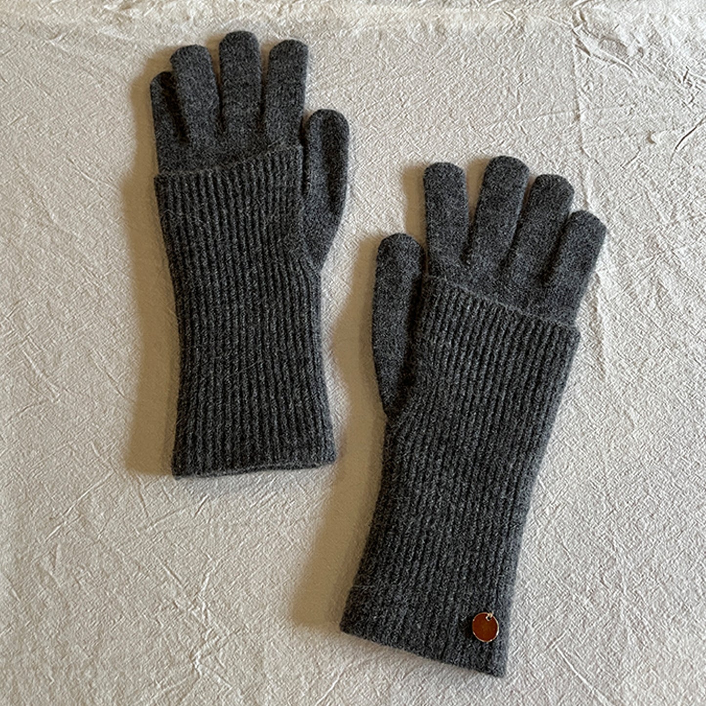 Women's Removable Touchscreen Wool-Blend Fingerless Gloves