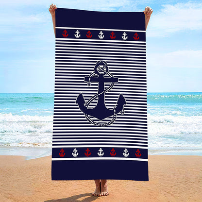 Custom Printed Devil's Eye Beach Towel Microfiber Camping Towel