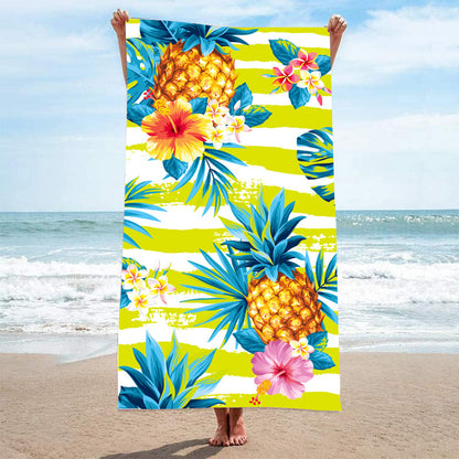 Printed Quick-Dry Microfiber Beach & Bath Towel