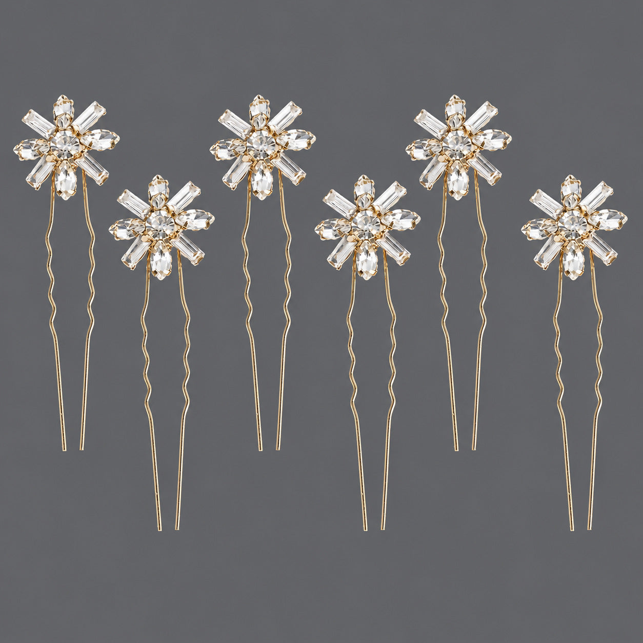 Handcrafted Pearl Hairpins With Rhinestones For Weddings