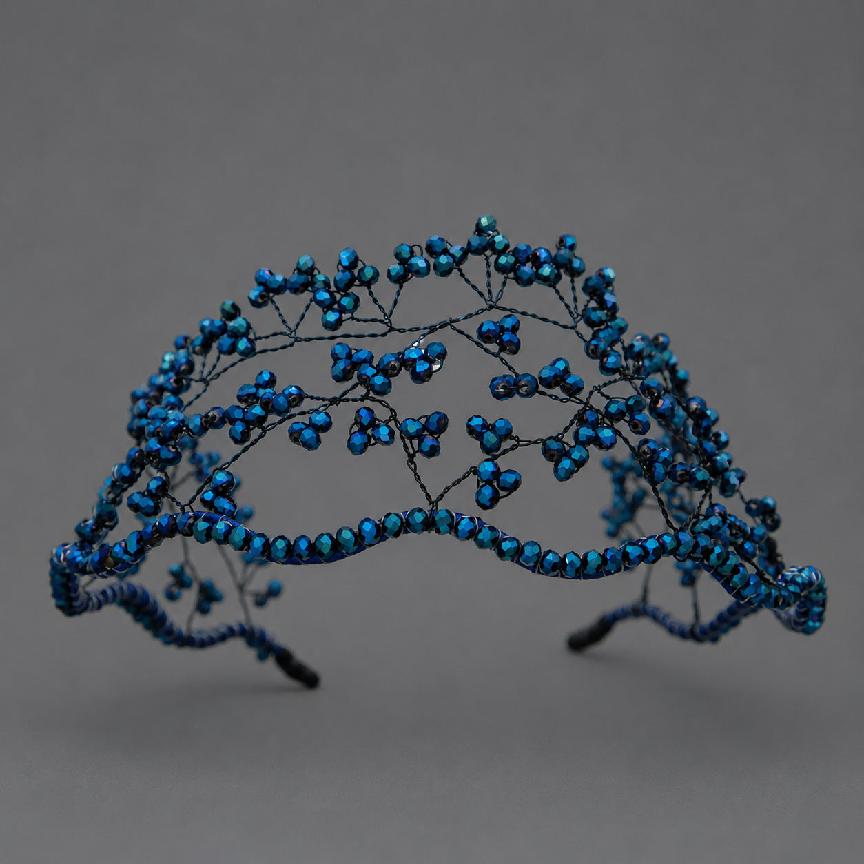 Handcrafted Crystal Beaded Headband Elegant Hair Accessory