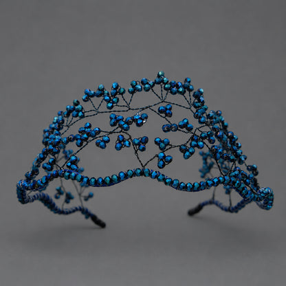 Handcrafted Crystal Beaded Headband Elegant Hair Accessory