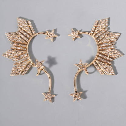 Handcrafted Pearl and Crystal Floral Earrings - Elegant and Versatile Accessories