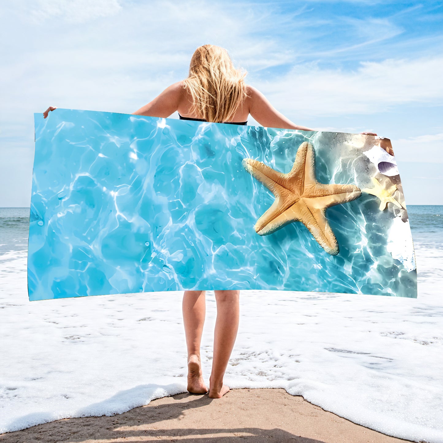 Custom Printed Beach Towel Microfiber Quick-Dry Towel