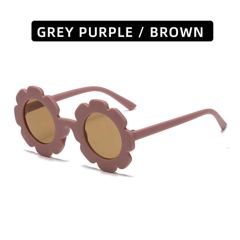 Trendy Kids' Sunglasses Cute Sunflower Design UV400 Protection
