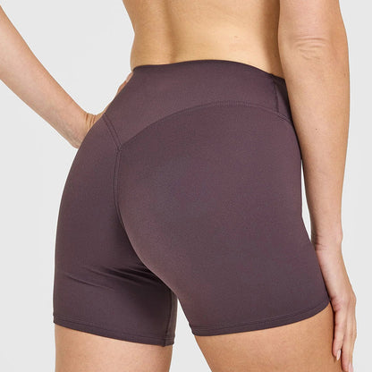 High-Waisted Peach Butt Lift Yoga Shorts for Women