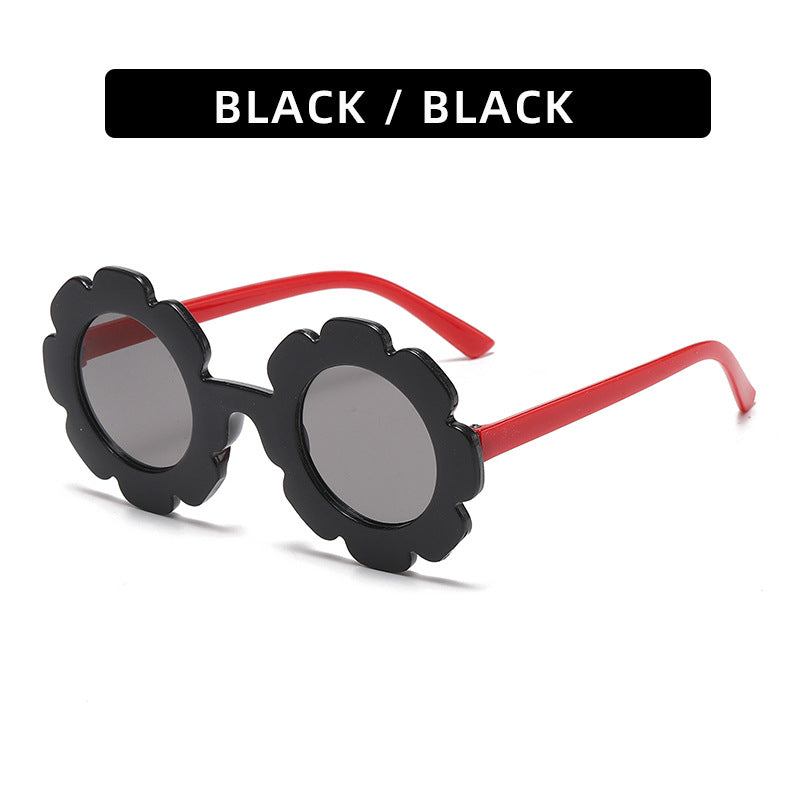 Trendy Kids' Sunglasses Cute Sunflower Design UV400 Protection