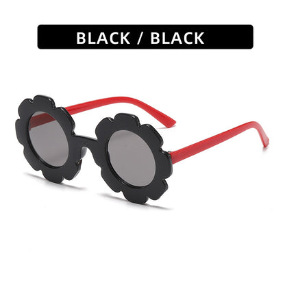 Trendy Kids' Sunglasses Cute Sunflower Design UV400 Protection