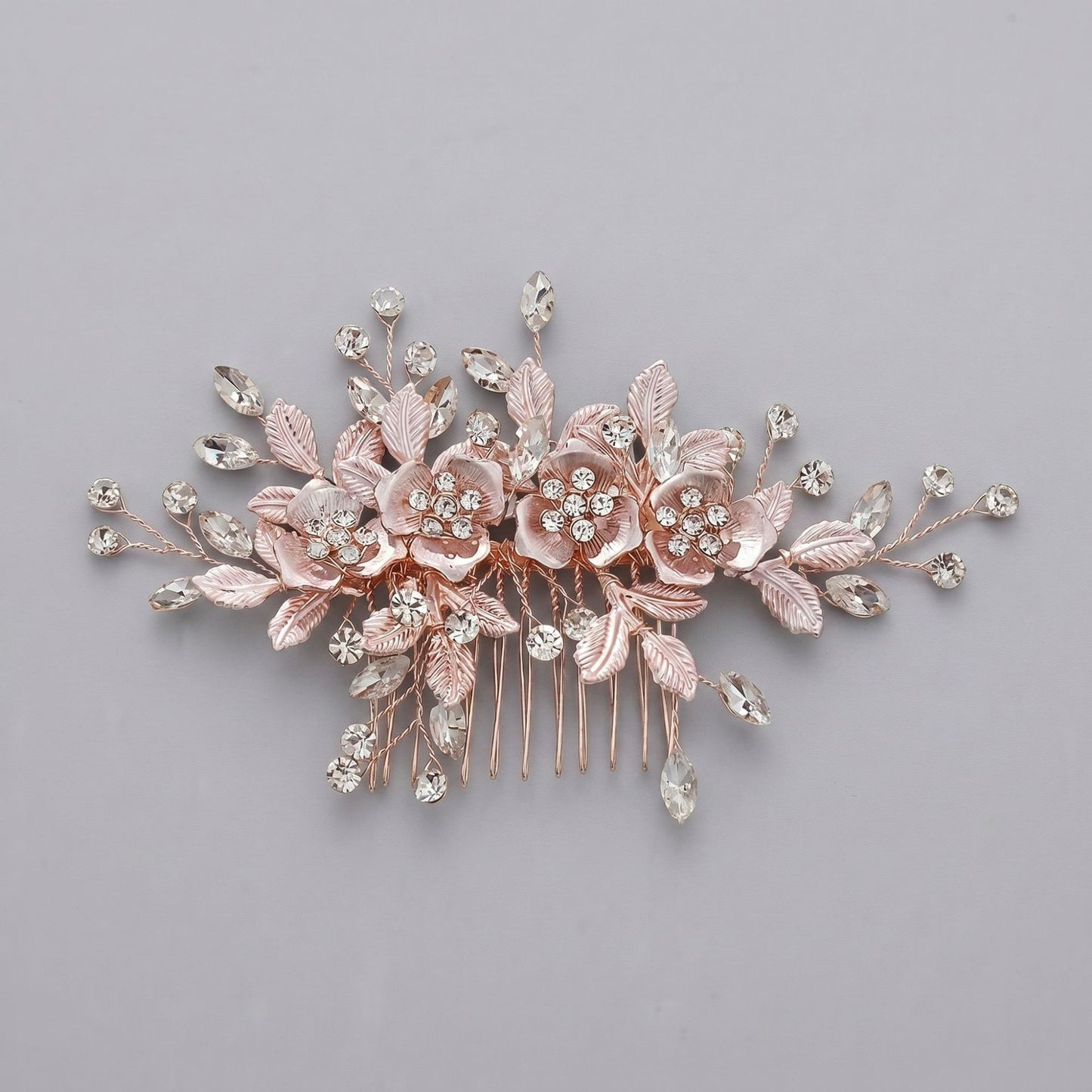 Exquisite Pearl and Crystal Flower Headpiece for Bridal Photoshoots
