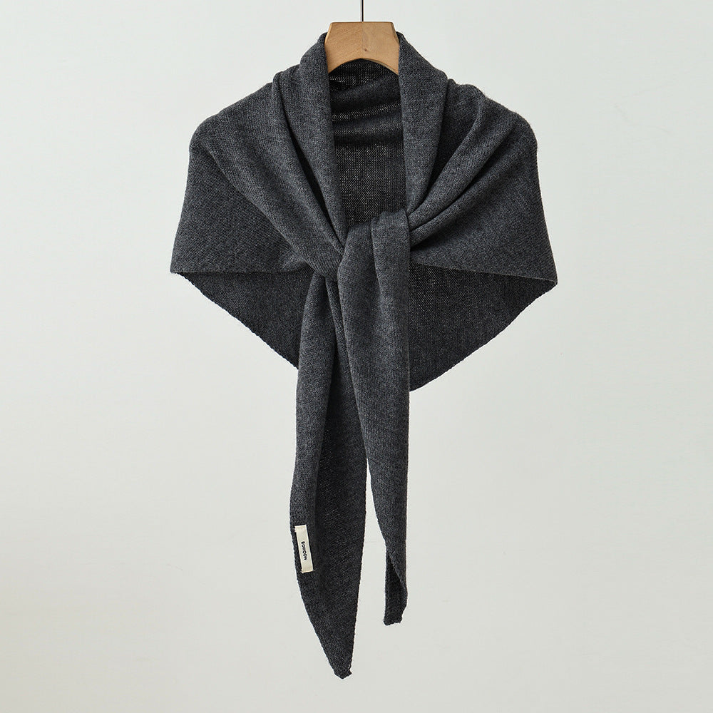 Unisex Versatile Knit Shawl with Sun Protection