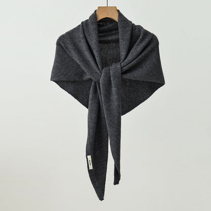 Unisex Versatile Knit Shawl with Sun Protection