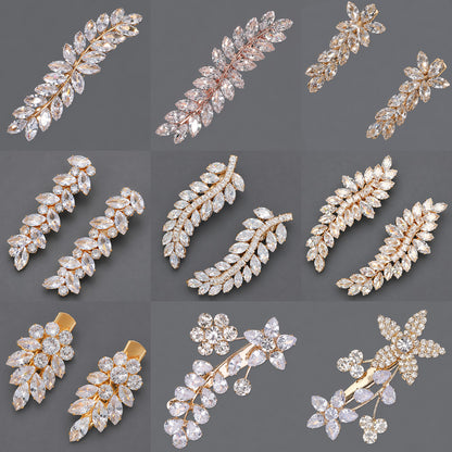 Elegant Zirconia Hair Clips for Everyday Style