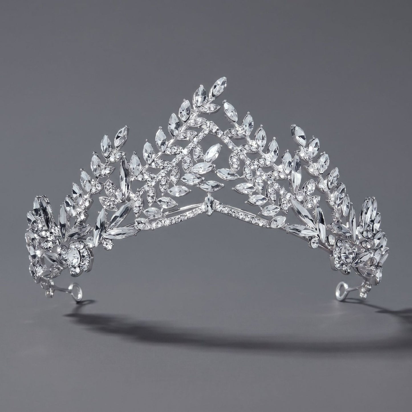 Luxury Rhinestone Princess Crown Headpiece for Birthdays and Weddings