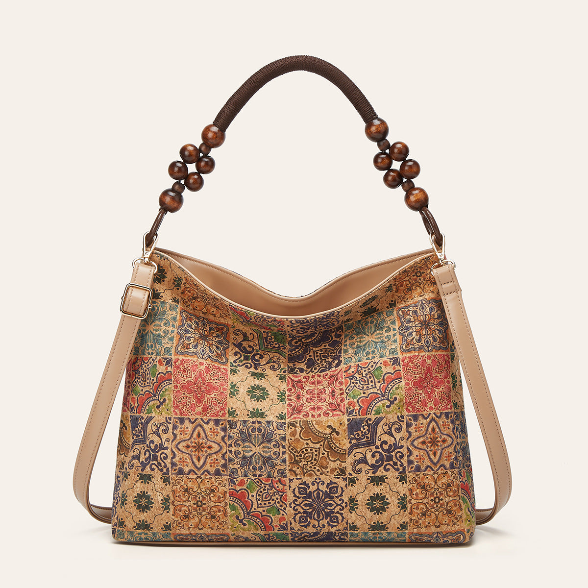 Cork Handbag Vintage Bohemian Shoulder Crossbody Bag