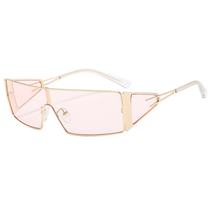 Trendy Metal Future Tech Sunglasses
