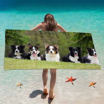 Customized Microfiber Beach Towel with Digital Print