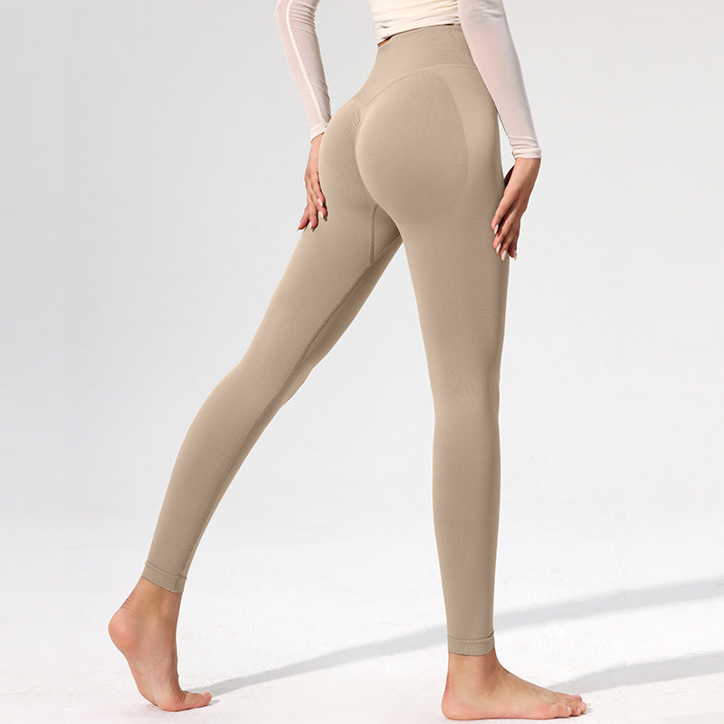 High-Waisted Peach Butt Yoga Pants for Women