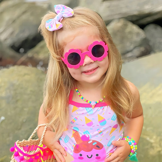 Colorful Kids' Classic Sunflower Sunglasses UV Protection