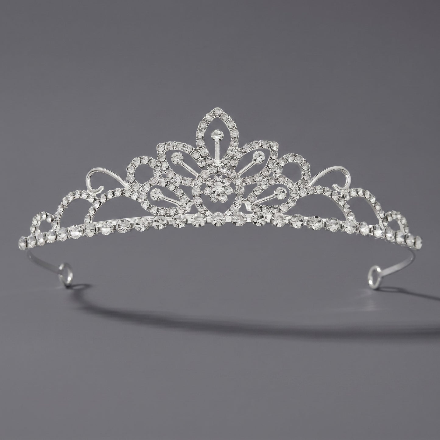 Luxury Rhinestone Princess Crown Headpiece for Birthdays and Weddings