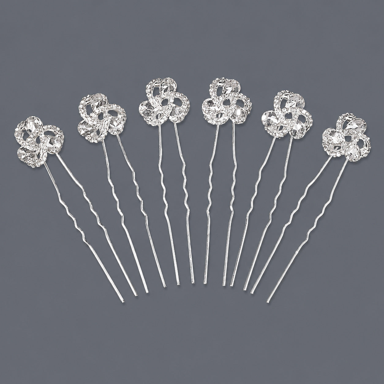 Handcrafted Pearl Hairpins With Rhinestones For Weddings