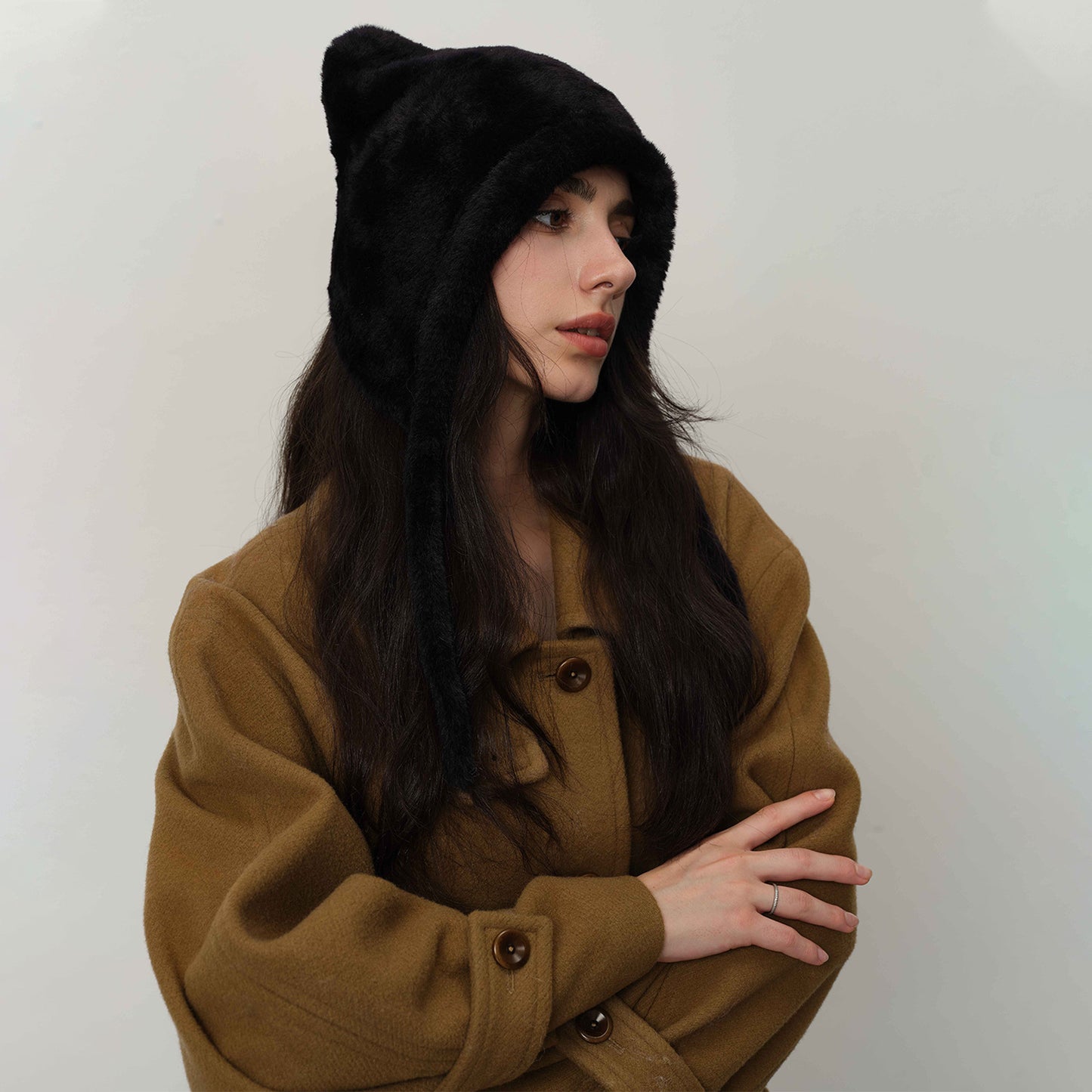 Cute Cat Ear Knitted Winter Warm Beanie Hat